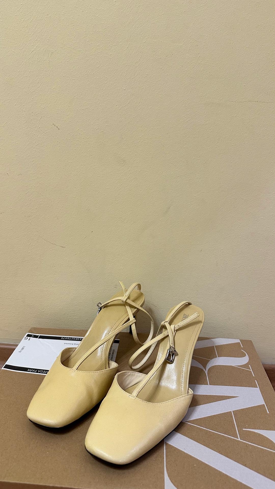 Zara ZARA кожаные босоножки — фото 2