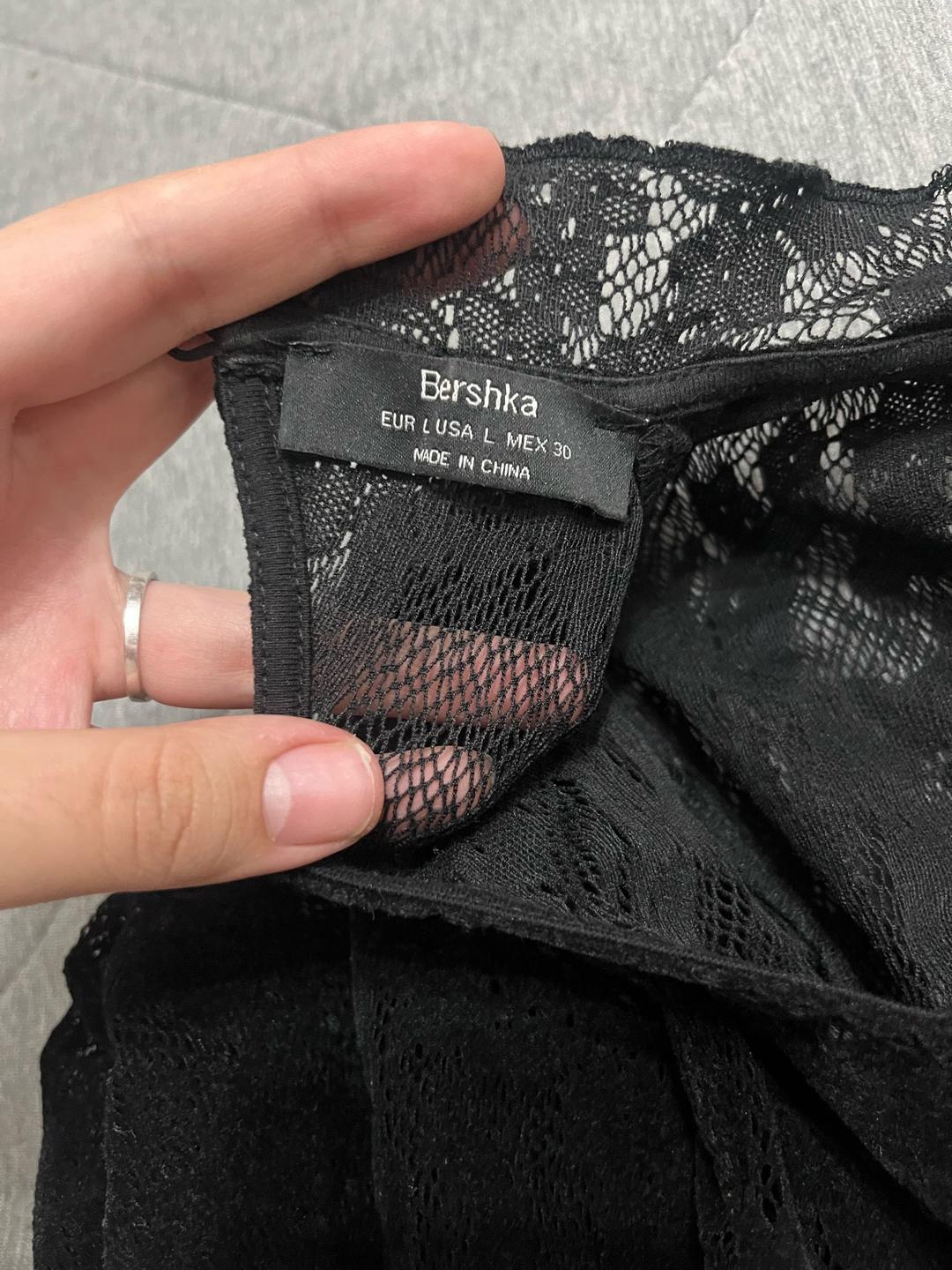 Bershka Кружевной лонгслив — фото 2