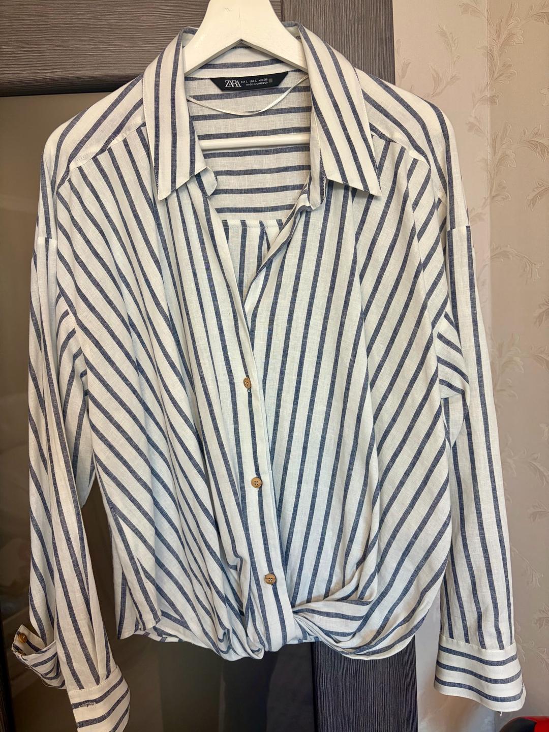 Zara Рубашка ZARA в полоску — фото 2