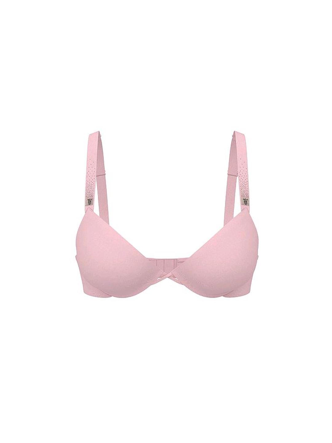 Victoria's Secret Бюстгальтер со стразами, легкой подкладкой и глубоким вырезом. — фото 2