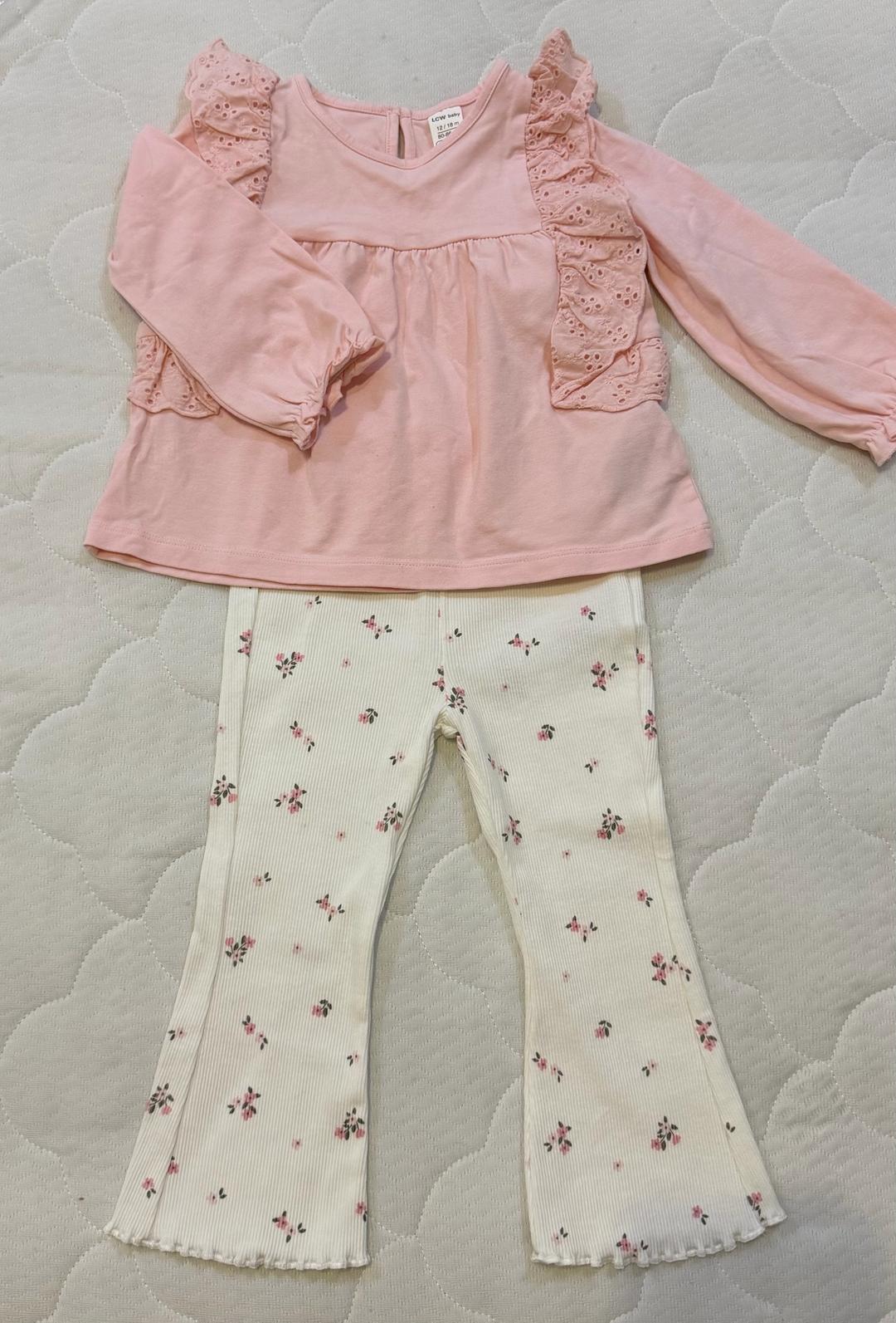 LC Waikiki Комплект LCW baby для девочки: кофта и брюки — фото 2
