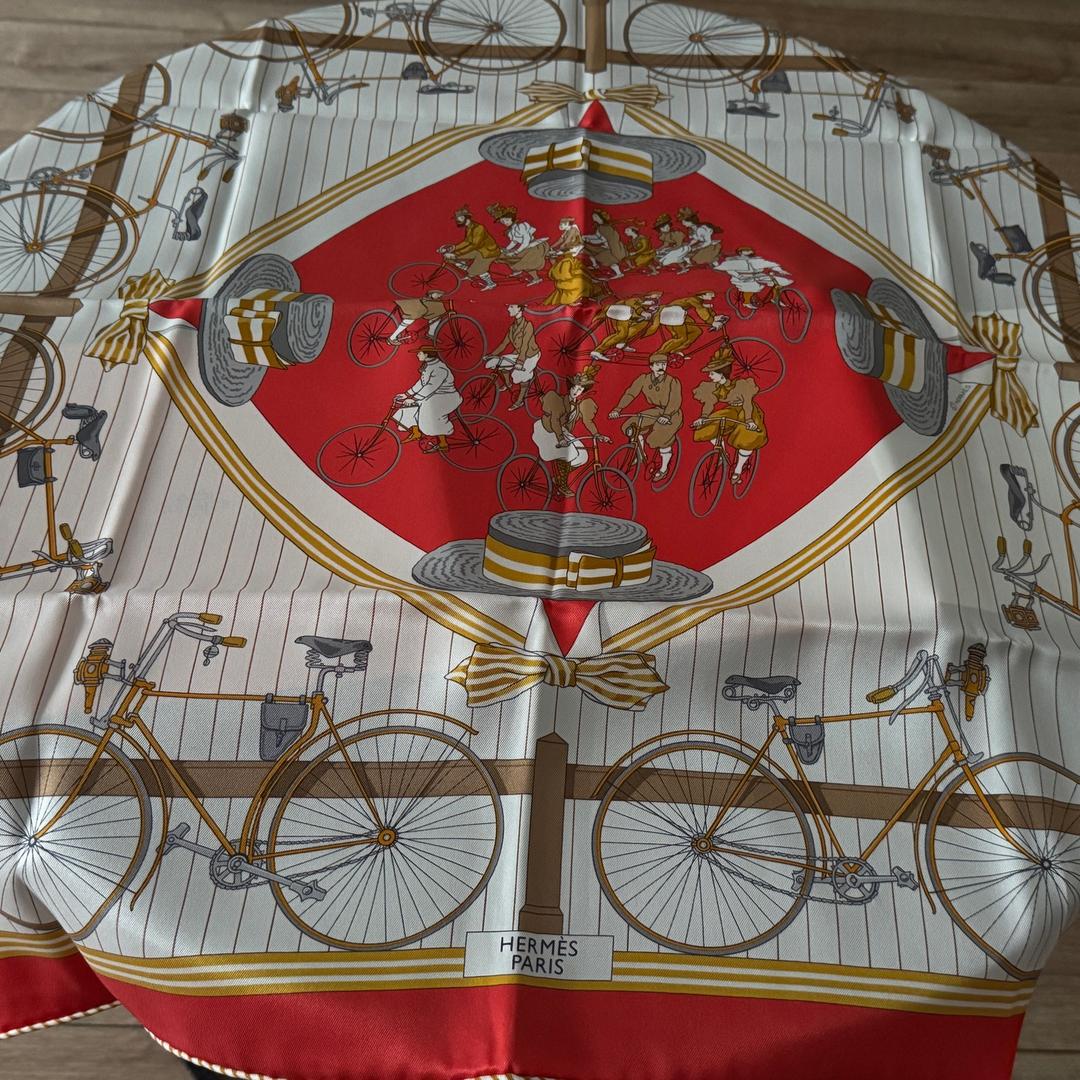 Hermès Шелковый платок Hermes — фото 2