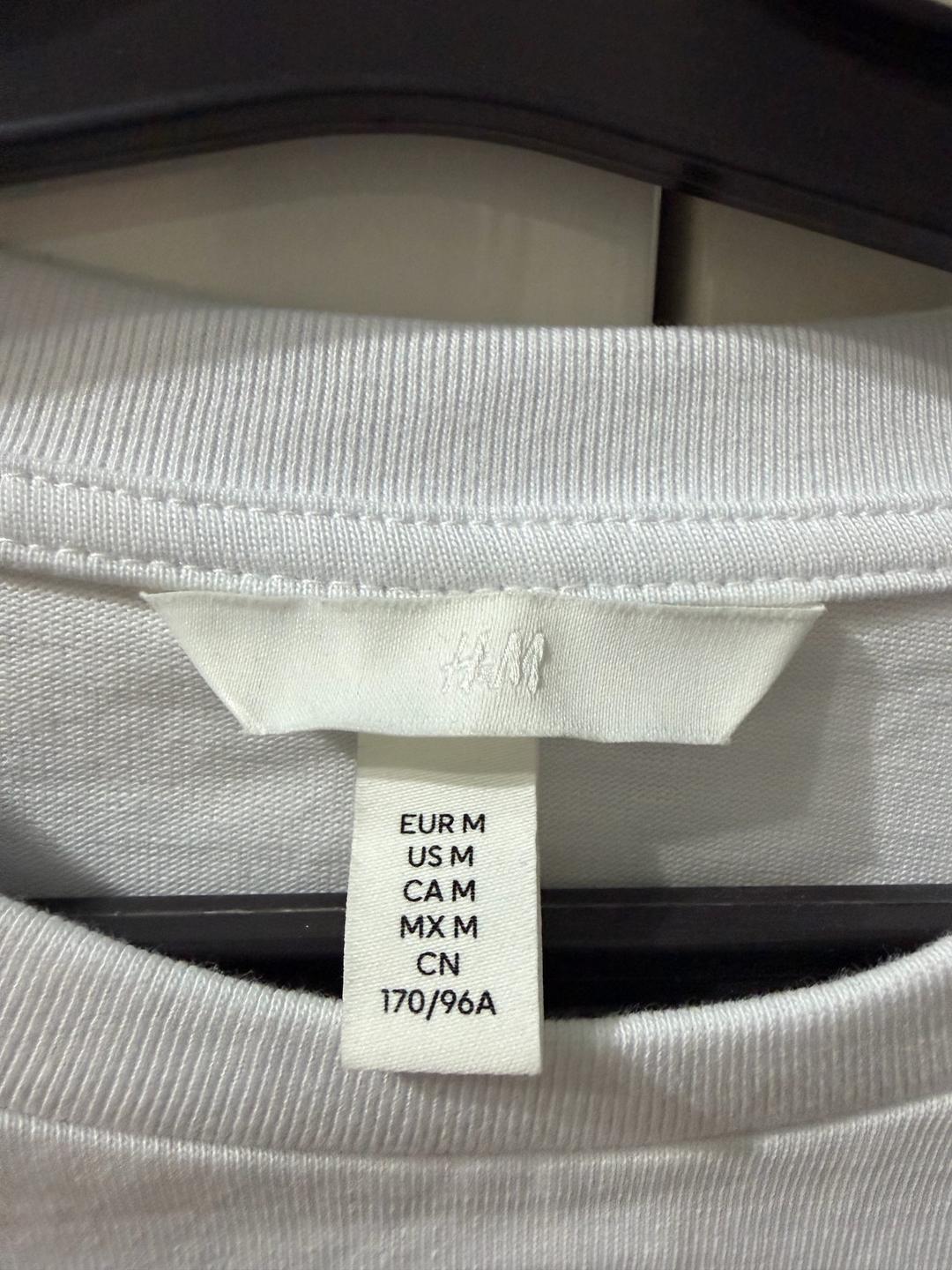 H&M Белый футболка H&M — фото 2