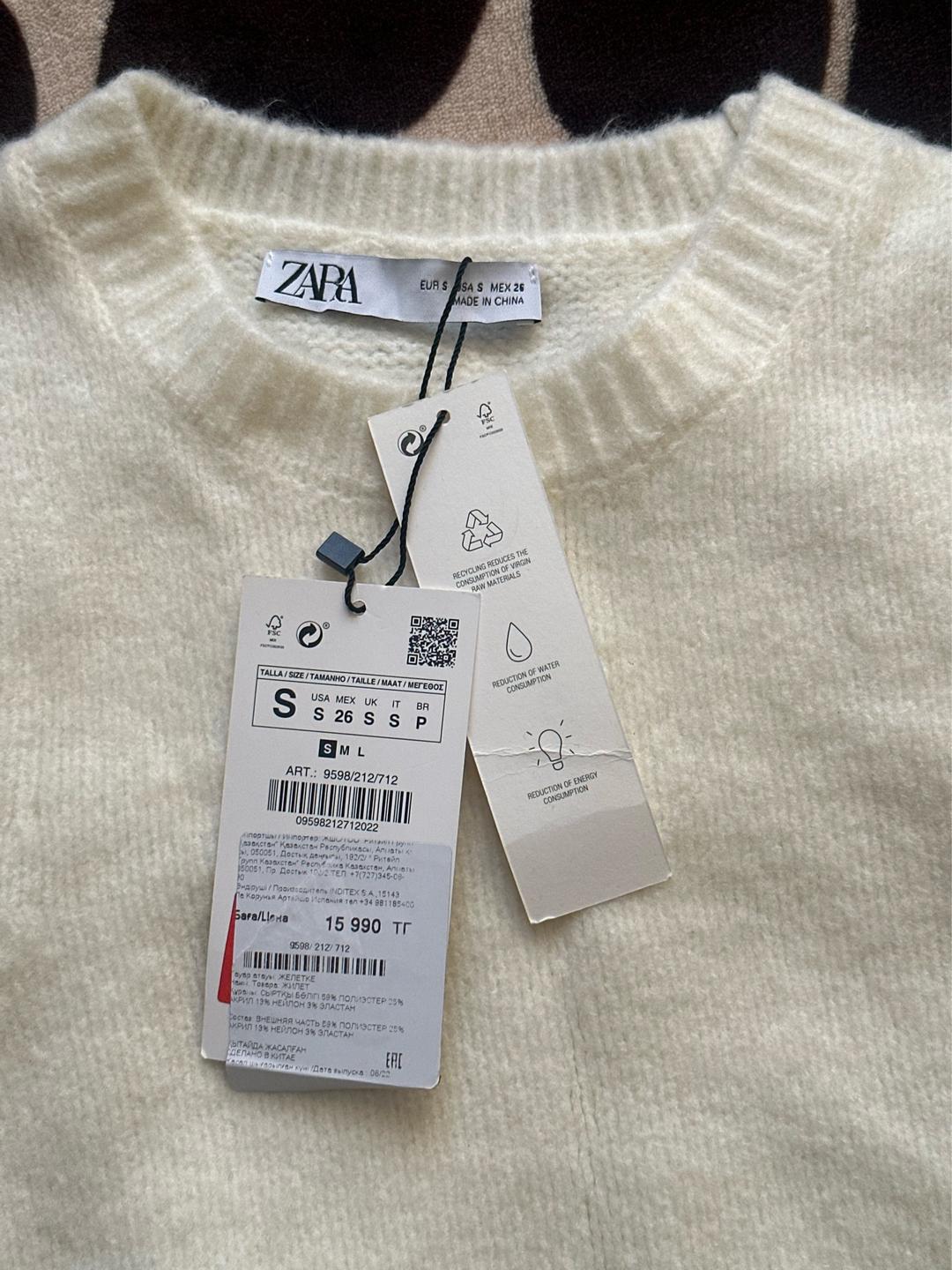Zara ZARA вязаная жилетка — фото 2