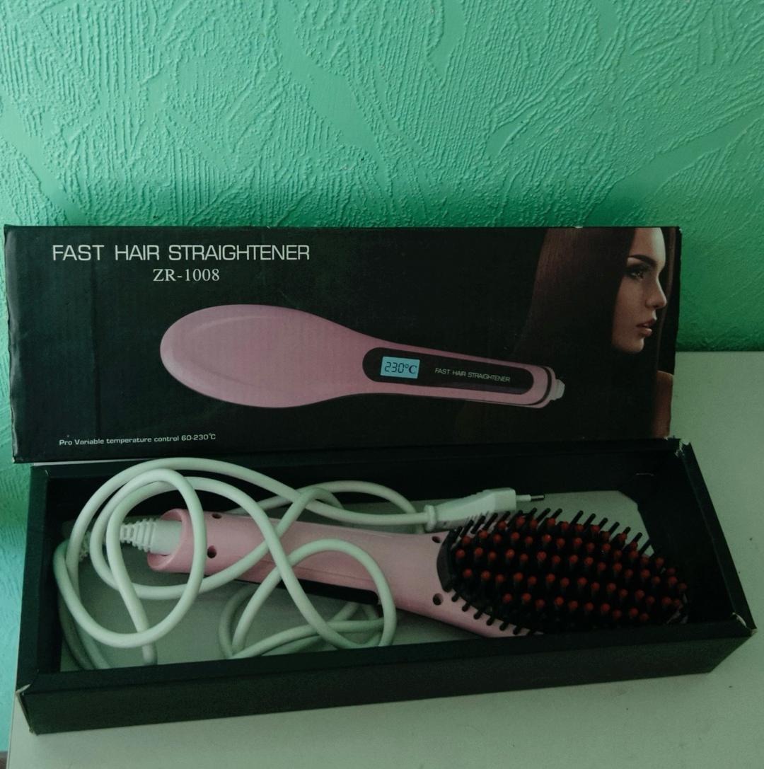 Нет бренда Выпрямитель волос-щетка FAST HAIR STRAIGHTENER ZR-1008 — фото 2