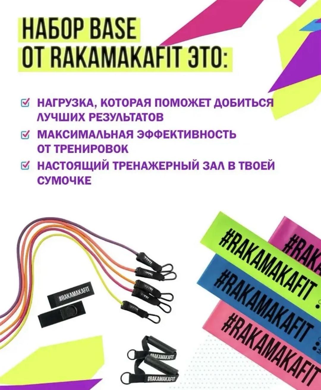 Нет бренда Фитнес-набор отRAKAMAKAFIT тренируйтесь в любомместе! — фото 2