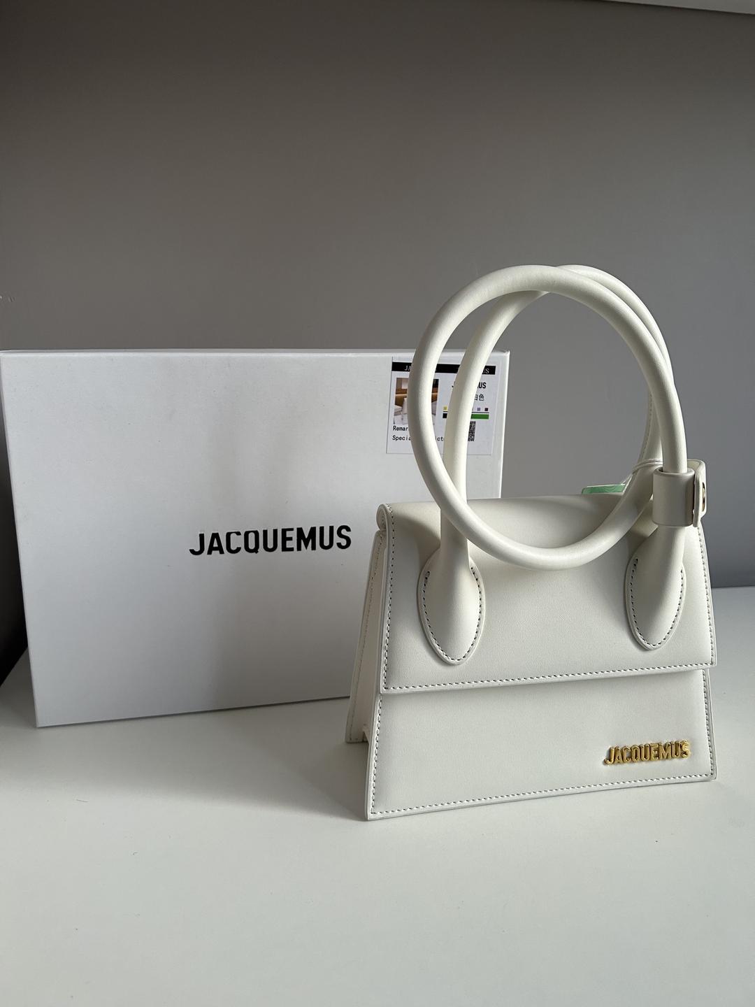 Нет бренда Jacquemus белая сумочка  — фото 2
