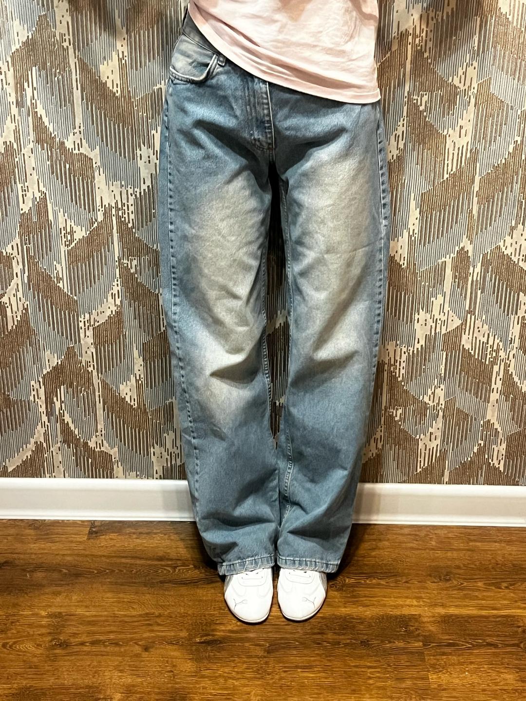 Нет бренда Женские джинсы Loose Fit с низкой посадкой — Турция — фото 2
