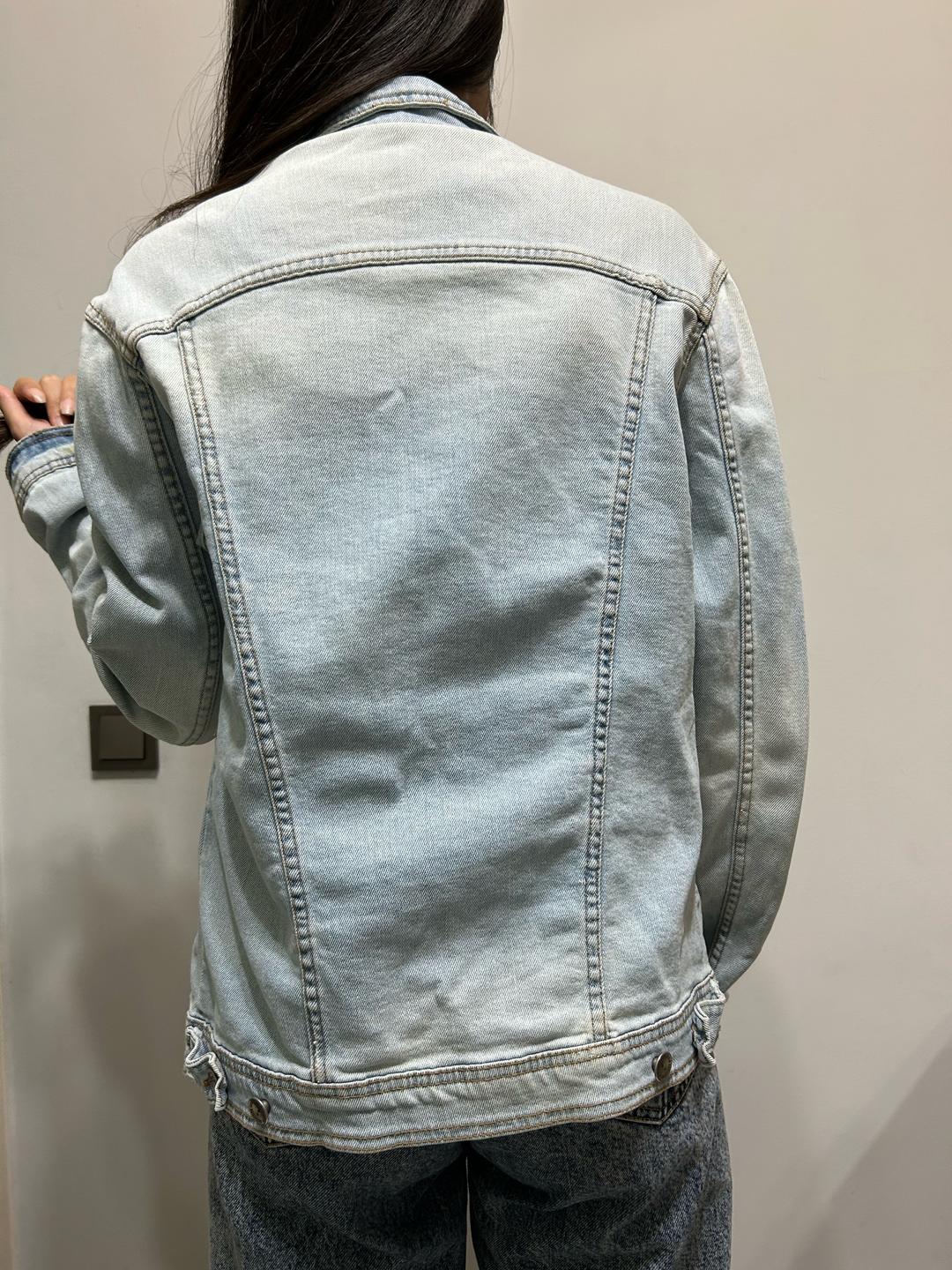 Zara Джинсовка Zara голубая — фото 2