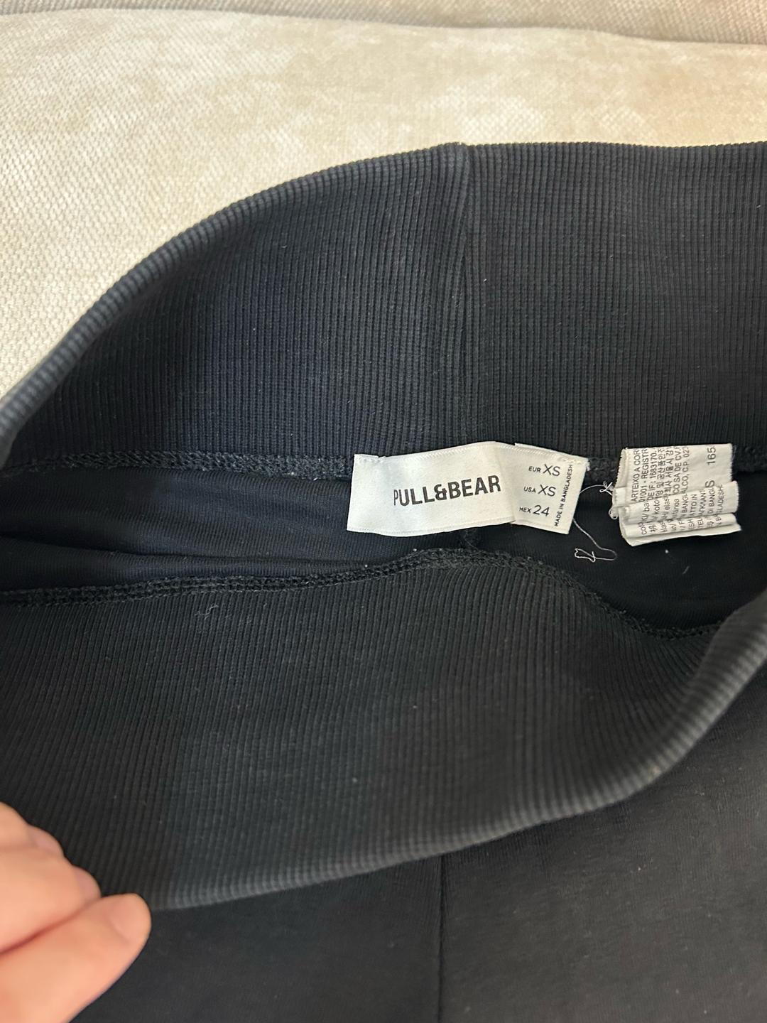 Pull & Bear черные штаны клеш — фото 2