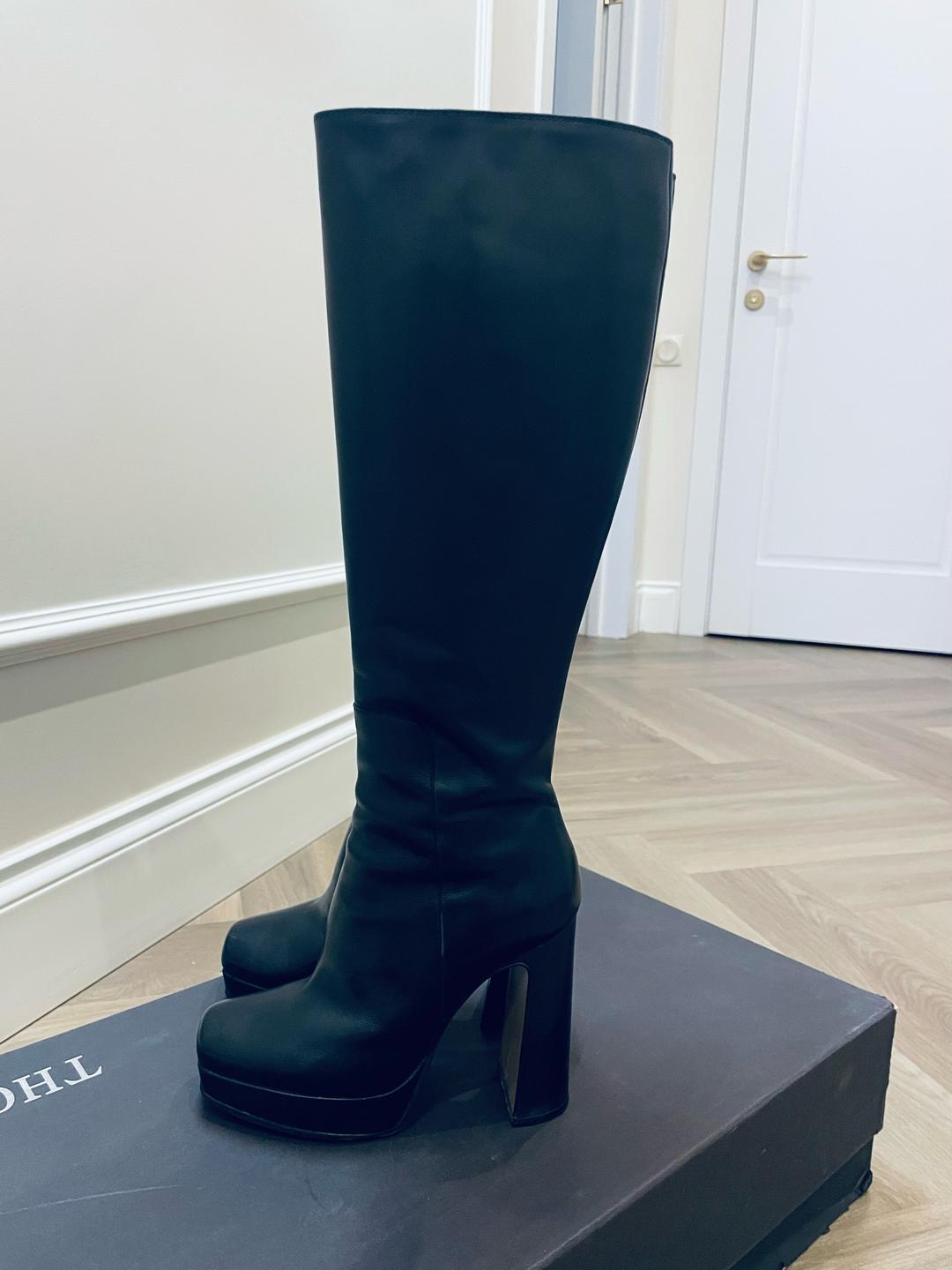 Pollini Сапоги на платформе и высоком каблуке, Pollini, Италия — фото 2