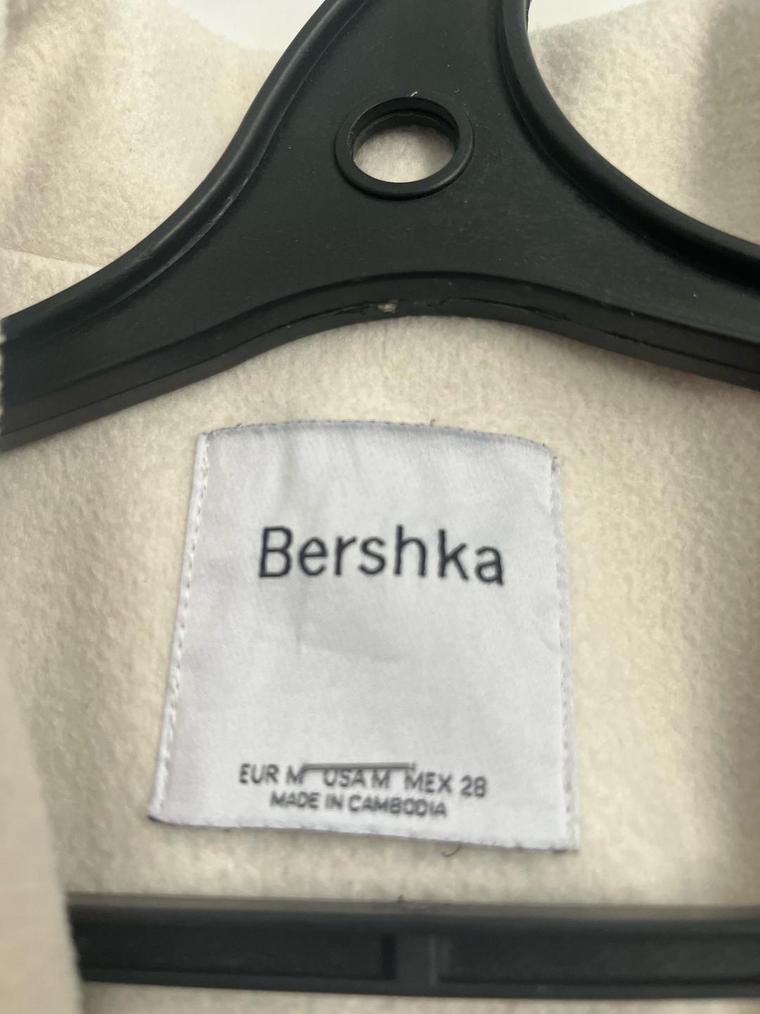 Bershka Белое пальто Bershka — фото 2