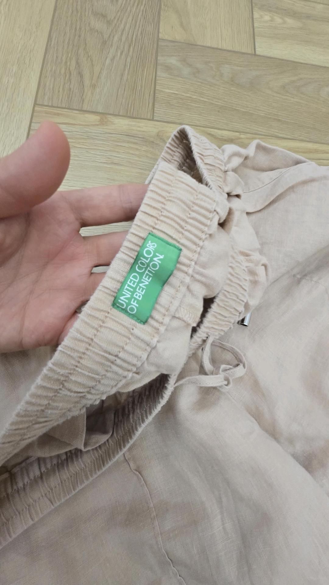 benetton Брюки из льна мужские от Benetton — фото 2