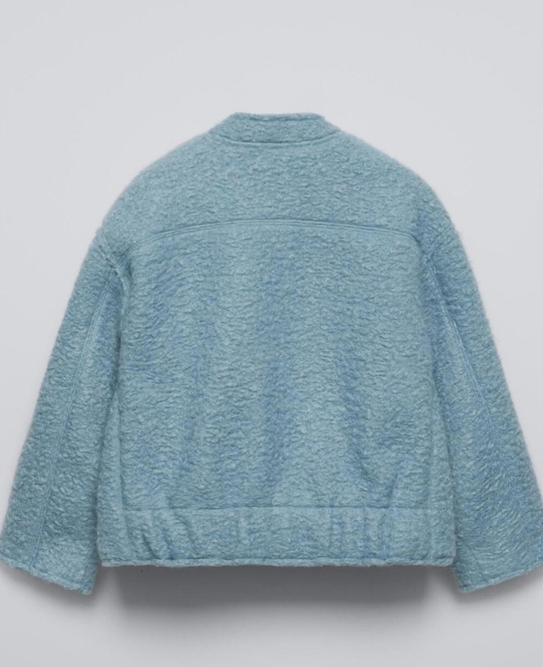 Zara Куртка ZARA из ткани букле — фото 2