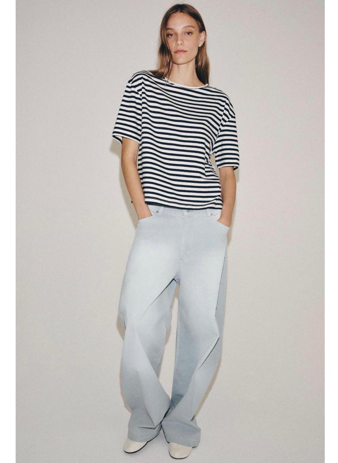 Zara Футболка в полоску Zara — фото 2
