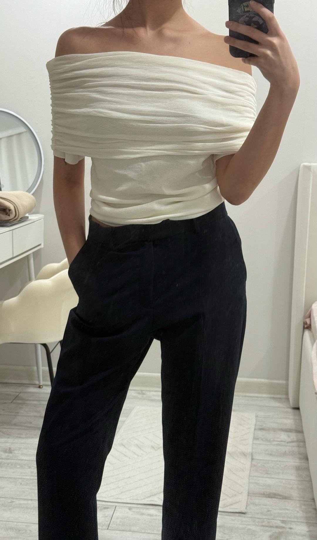 Zara Топ ZARA с открытыми плечами — фото 2
