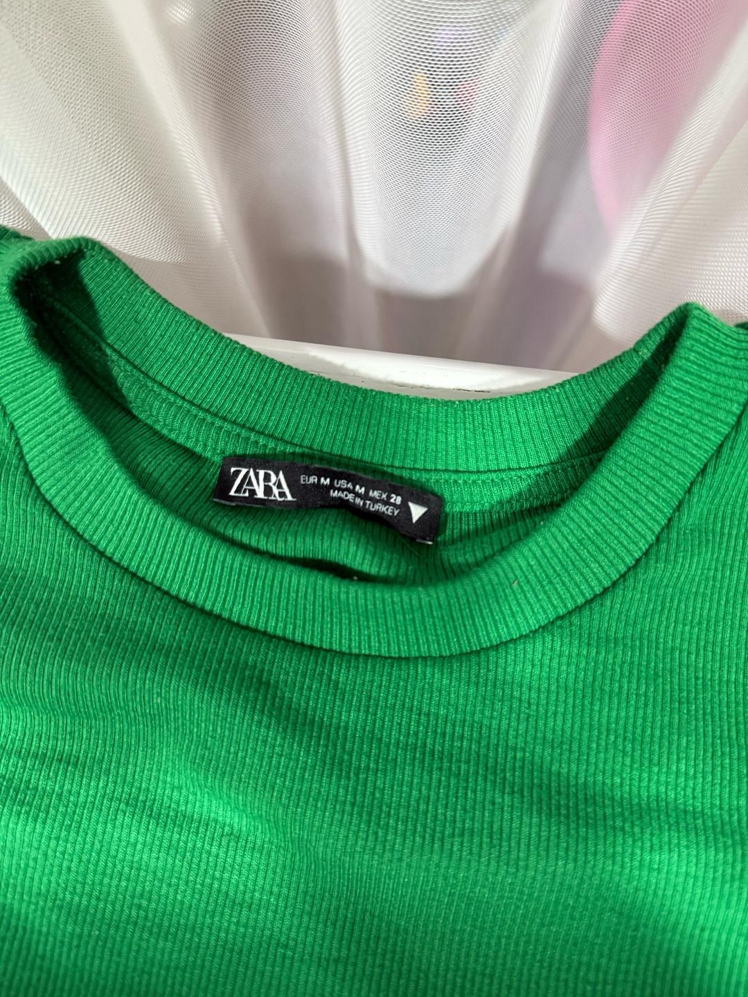 Zara Топ зеленный Zara — фото 2