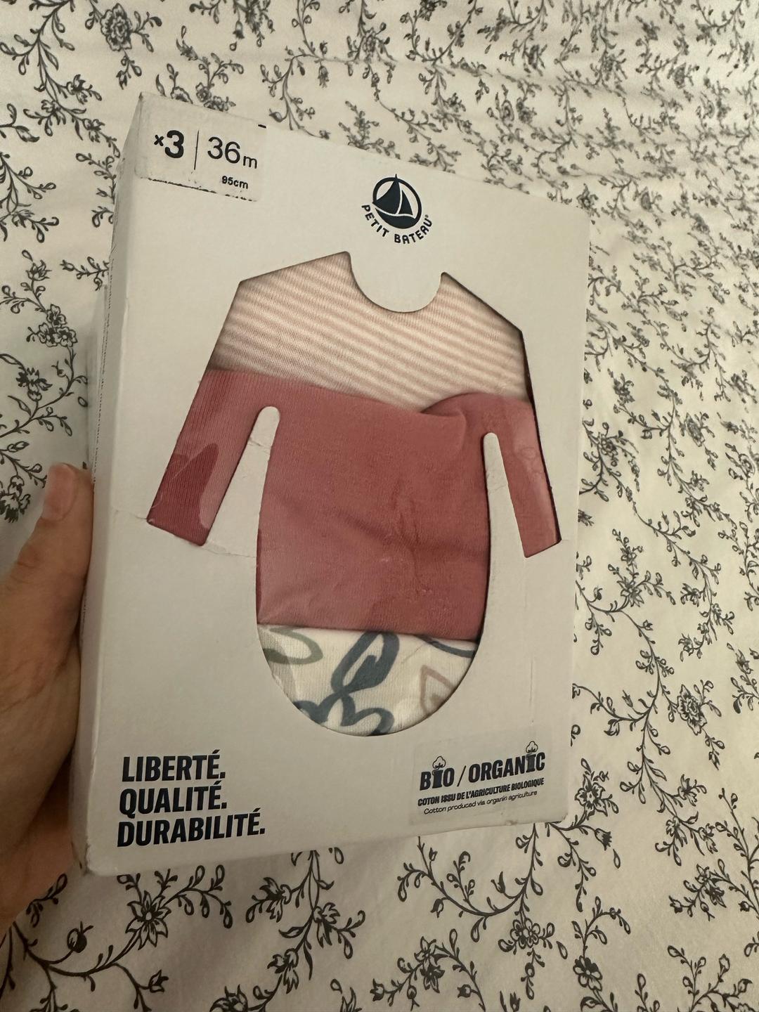 Petit Bateau Petit Bateau бодики для девочки 36 мес (3 года) 95 см — фото 2