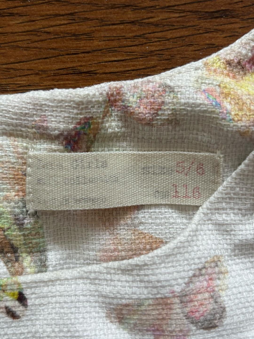 Zara Платье с принтом бабочек — фото 2