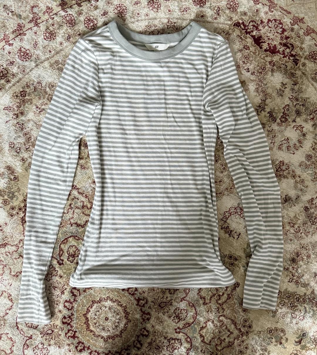 H&M Обтягивающий лонгслив H&M — фото 2
