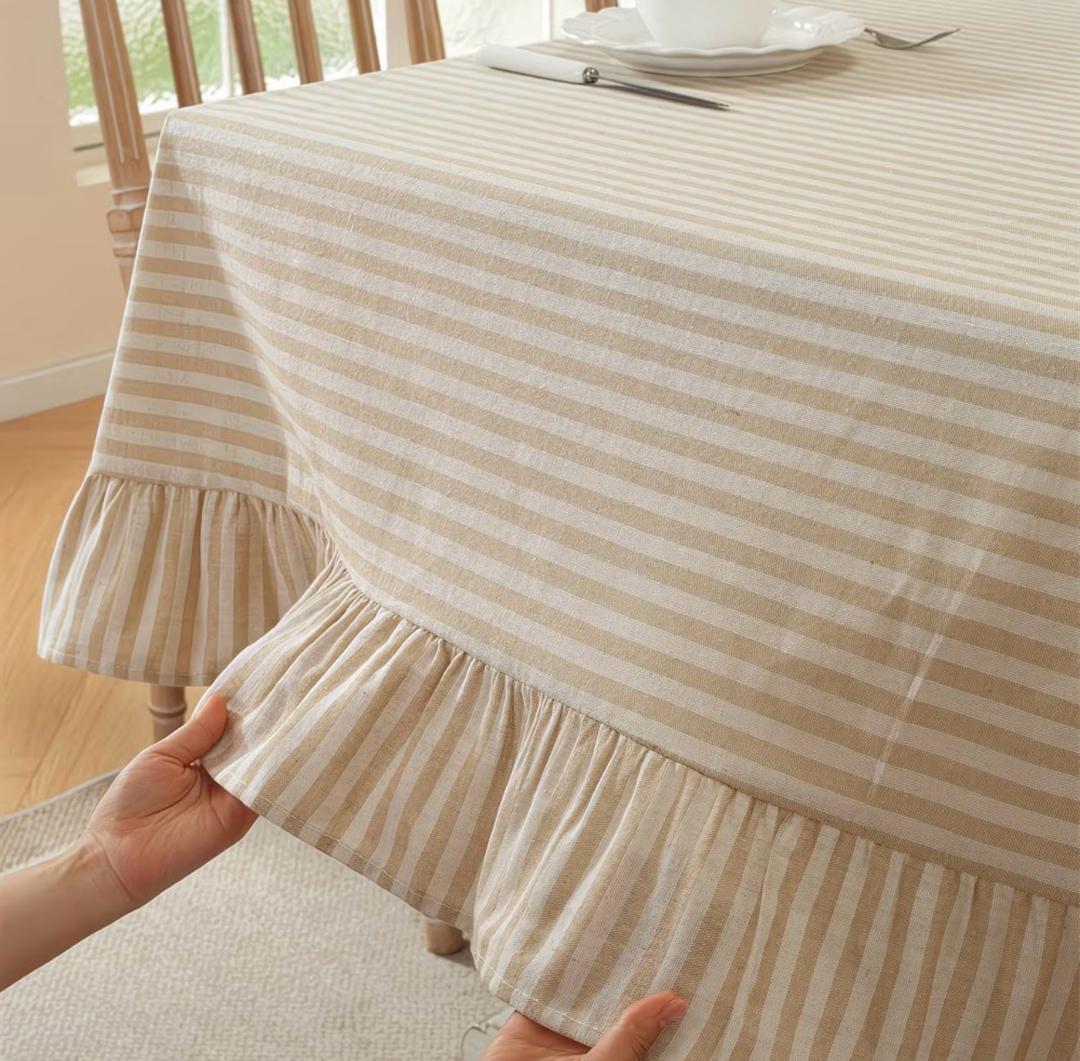Нет бренда Скатерть в стиле Zara home 120 х 120 — фото 2