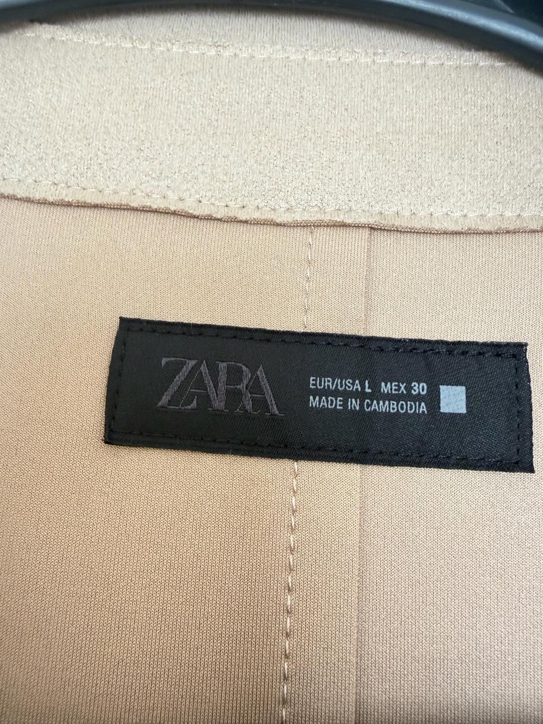 Zara Бежовый тренч Zara — фото 2