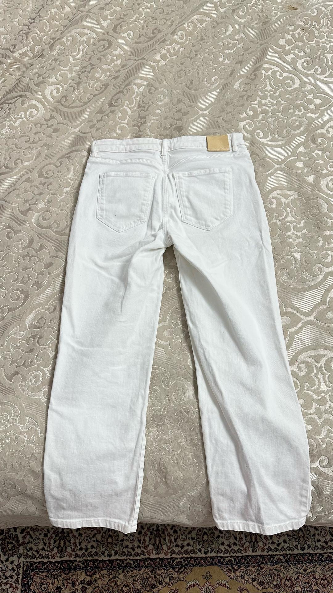 Massimo Dutti Белые джинсы Massimo Dutti — фото 2