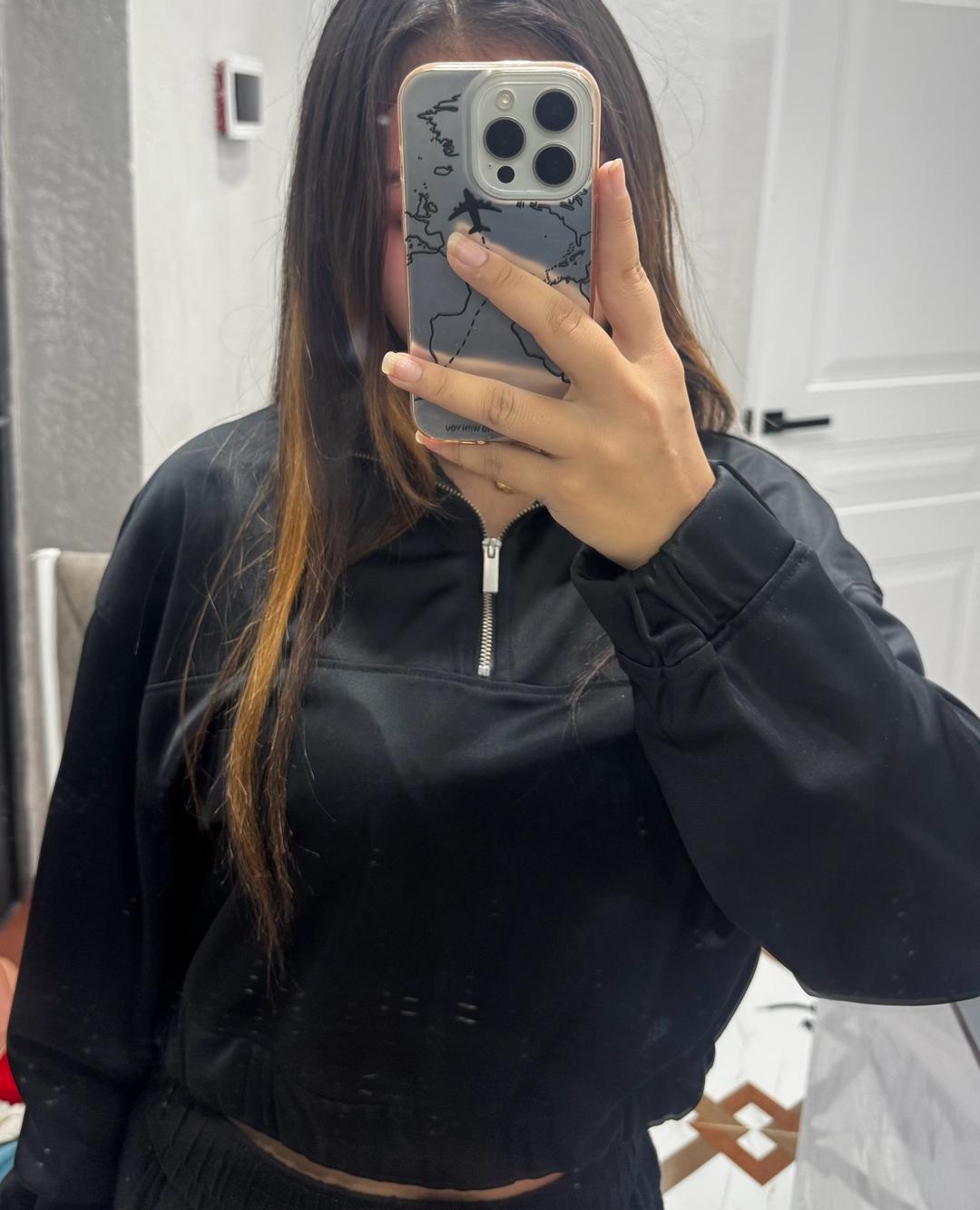 H&M Стильная чёрная кофта бренда H&M. — фото 2