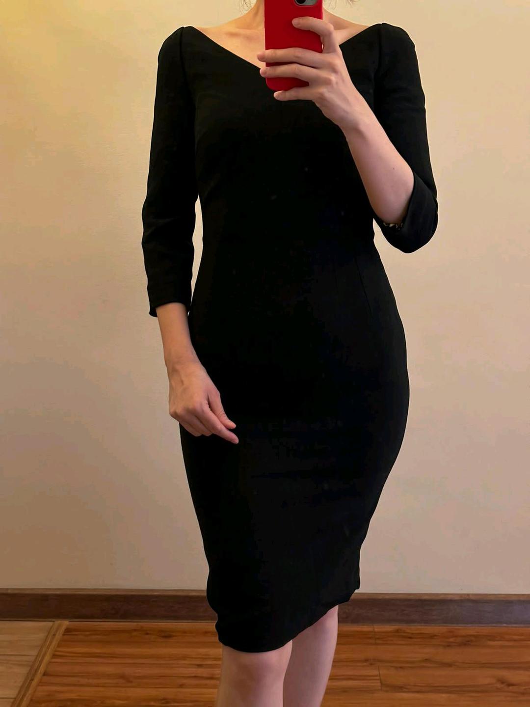 Dolce & Gabbana Платье-футляр Dolce & Gabbana с леопардовым подкладом (40 IT / S) — фото 2