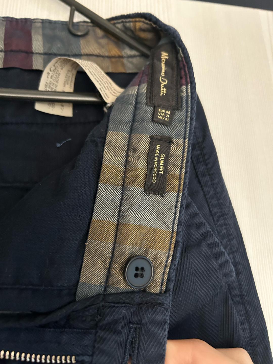 Massimo Dutti синие брюки massimo dutti — фото 2