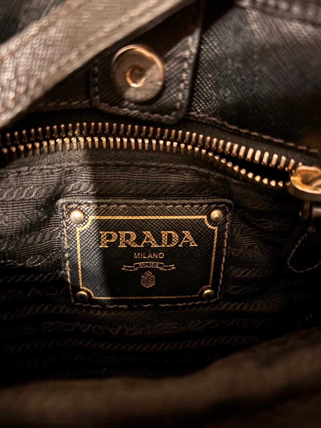 Prada Сумка Prada Black Nylon Laser Cut Crossbody — фото 2