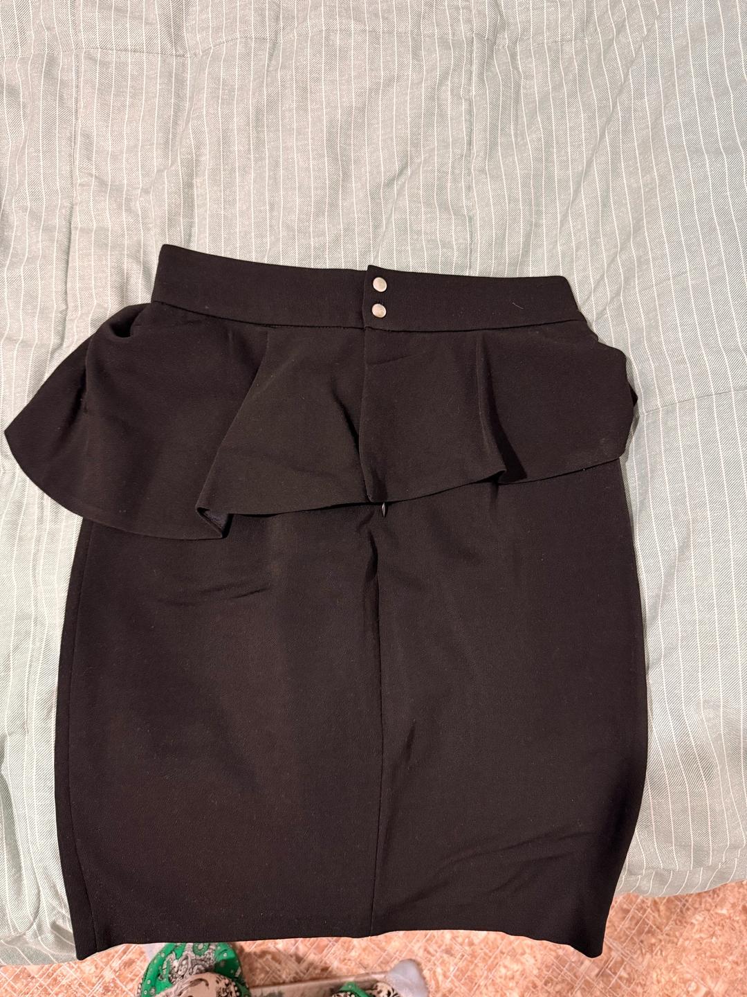 Zara Черная юбка Zara — фото 2