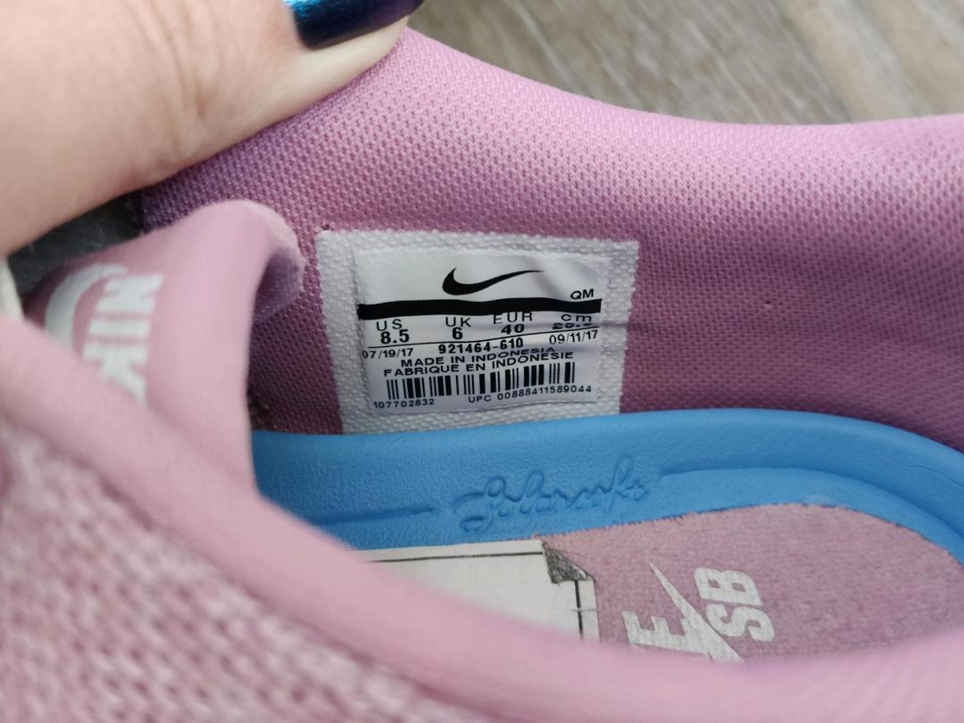 Nike Розовые кеды Nike SB Check Solarsoft — фото 2