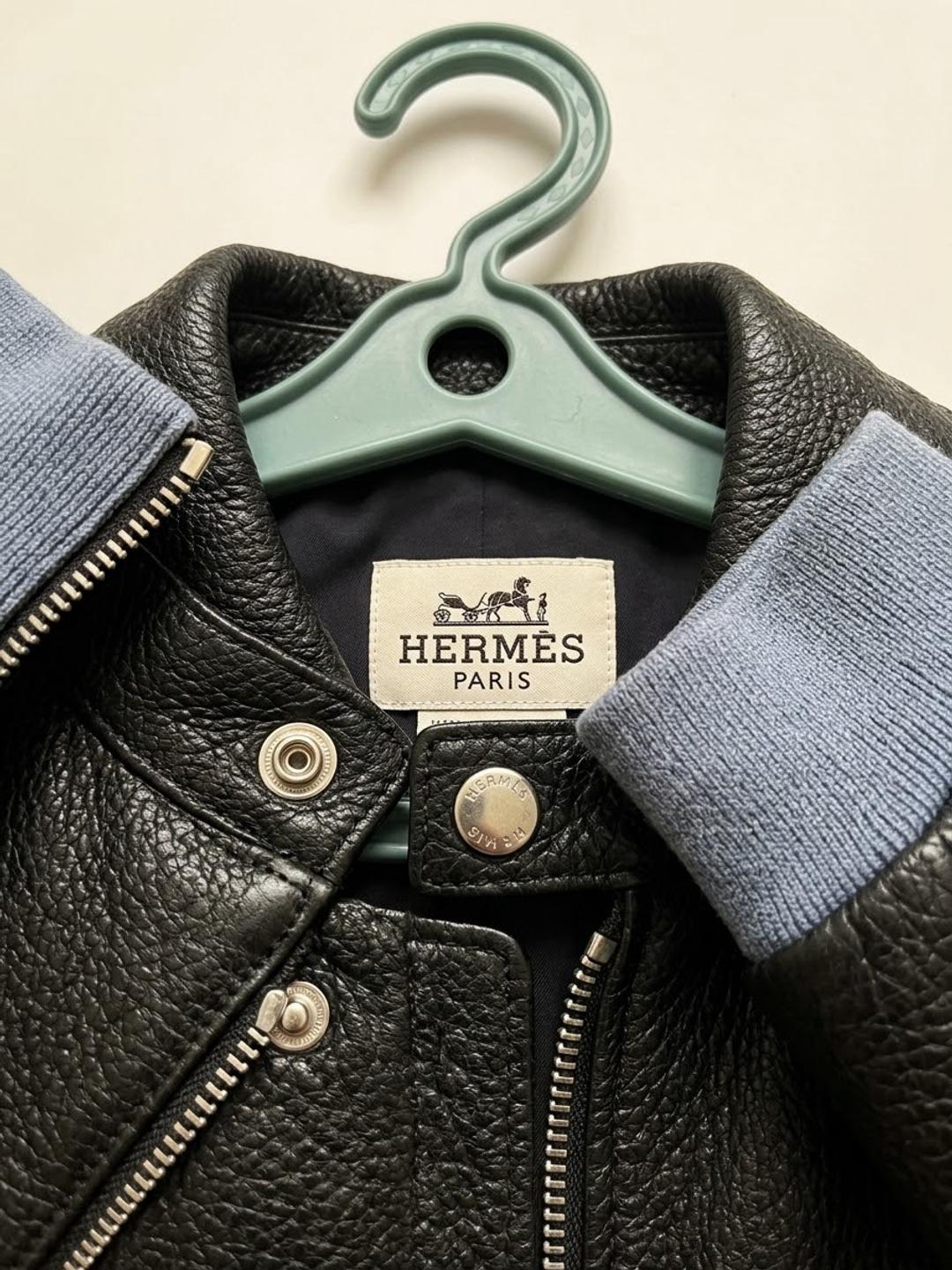 Hermès Кожаный бомбер Hermes — фото 2