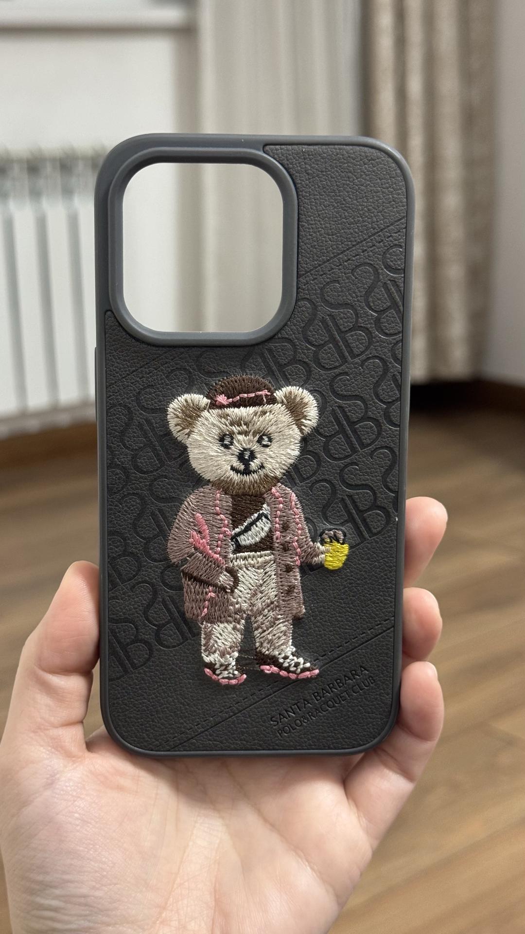 polo racquet club Чехол кожаный на iPhone 15 pro — фото 2