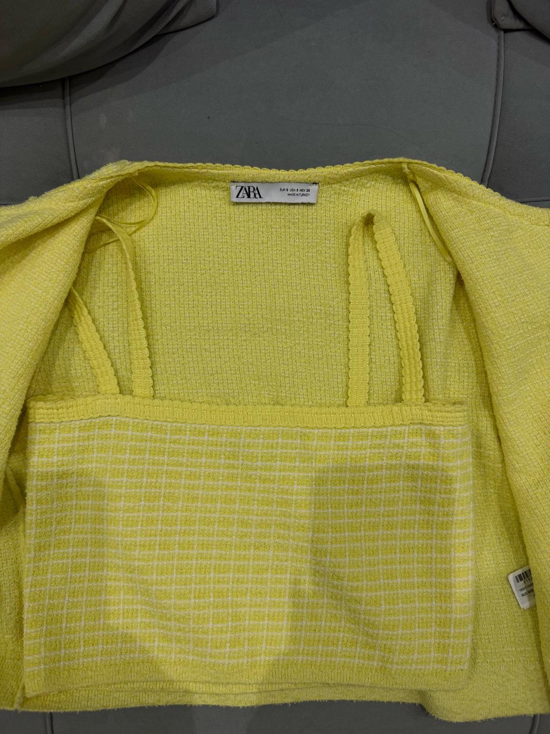Zara Желтый комплект Зара — фото 2