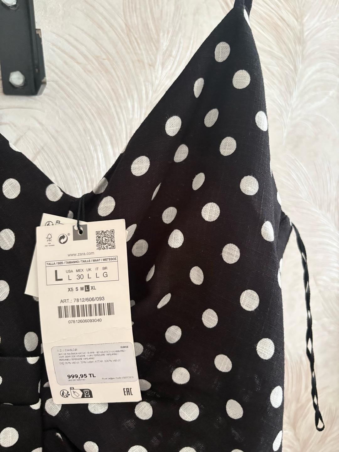 Zara Платье Zara в горошек — фото 2