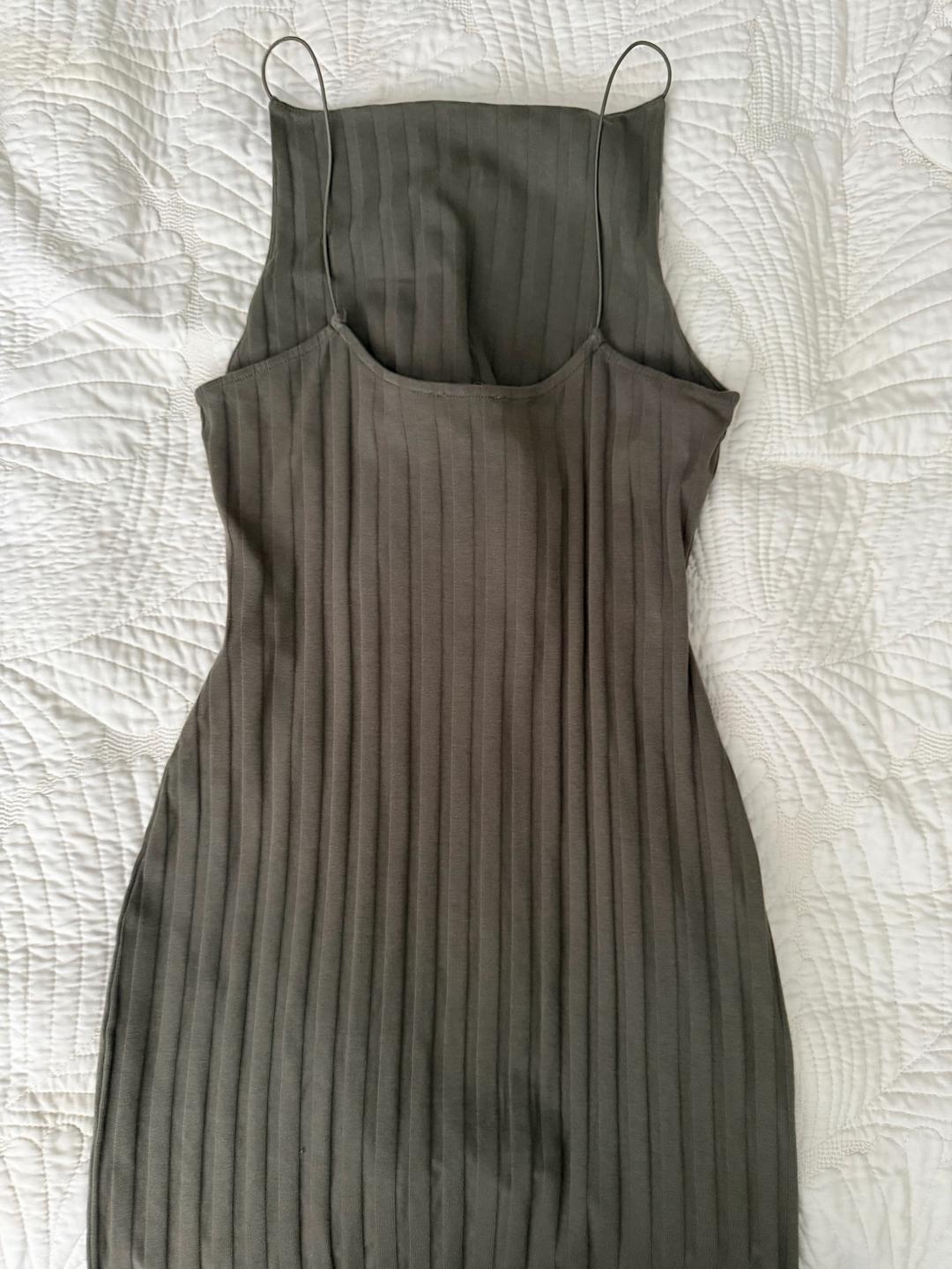 Zara Платье Zara в рубчик — фото 2