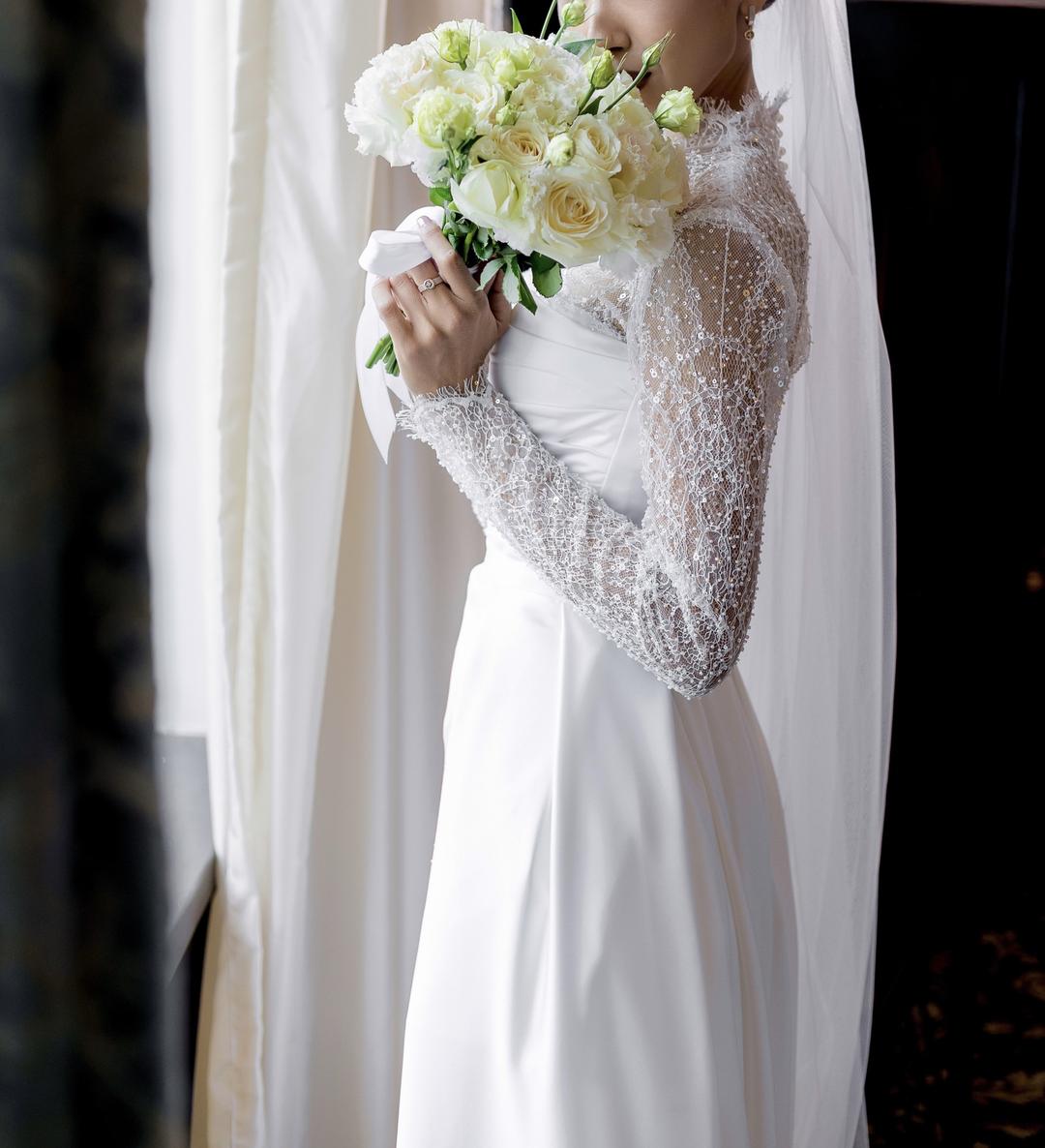 Нет бренда Белое свадебное платье от свадебного ателье Abdirova_bridal — фото 2