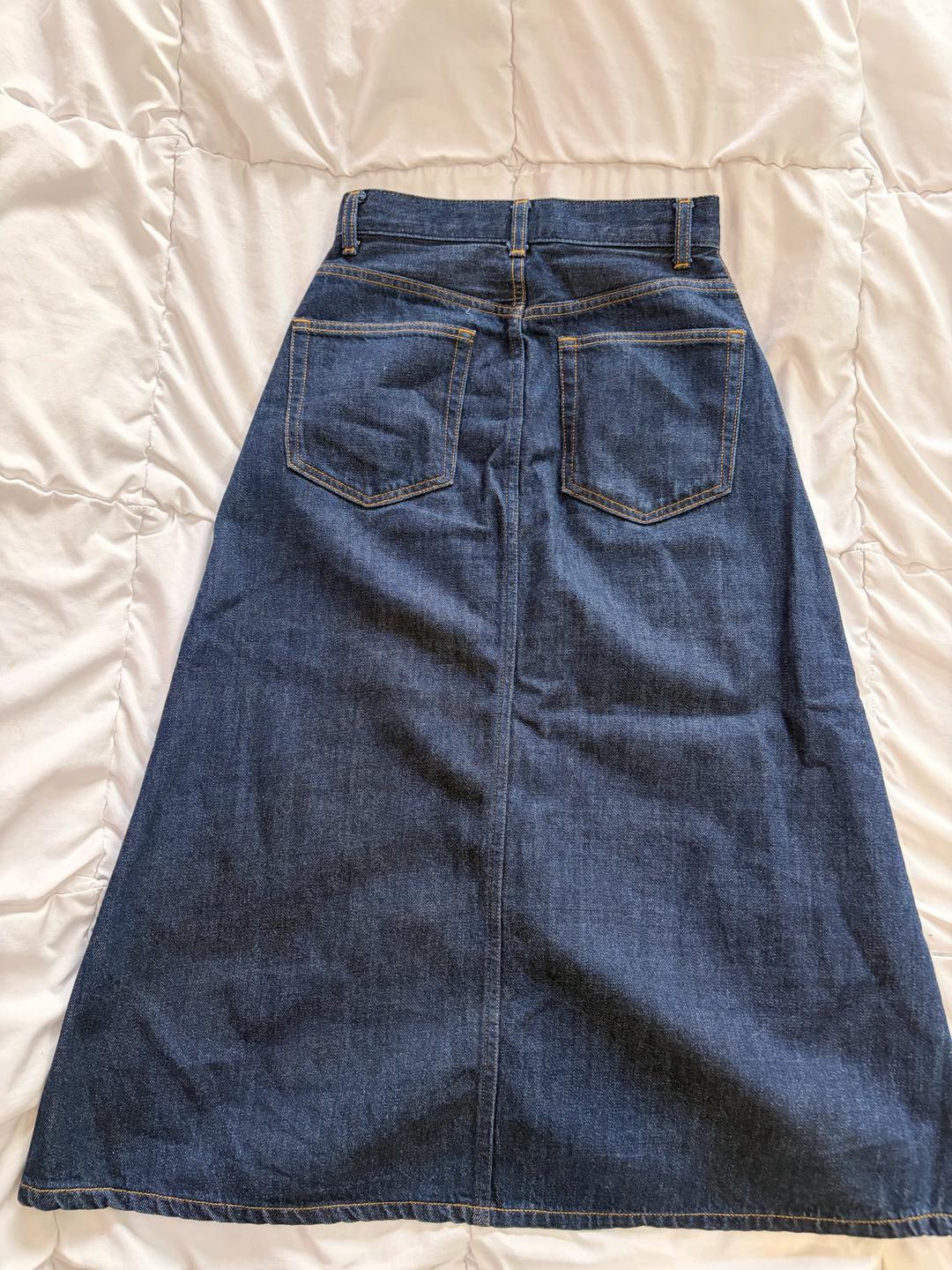 Gu Джинсовая юбка миди Gu Jeans — фото 2