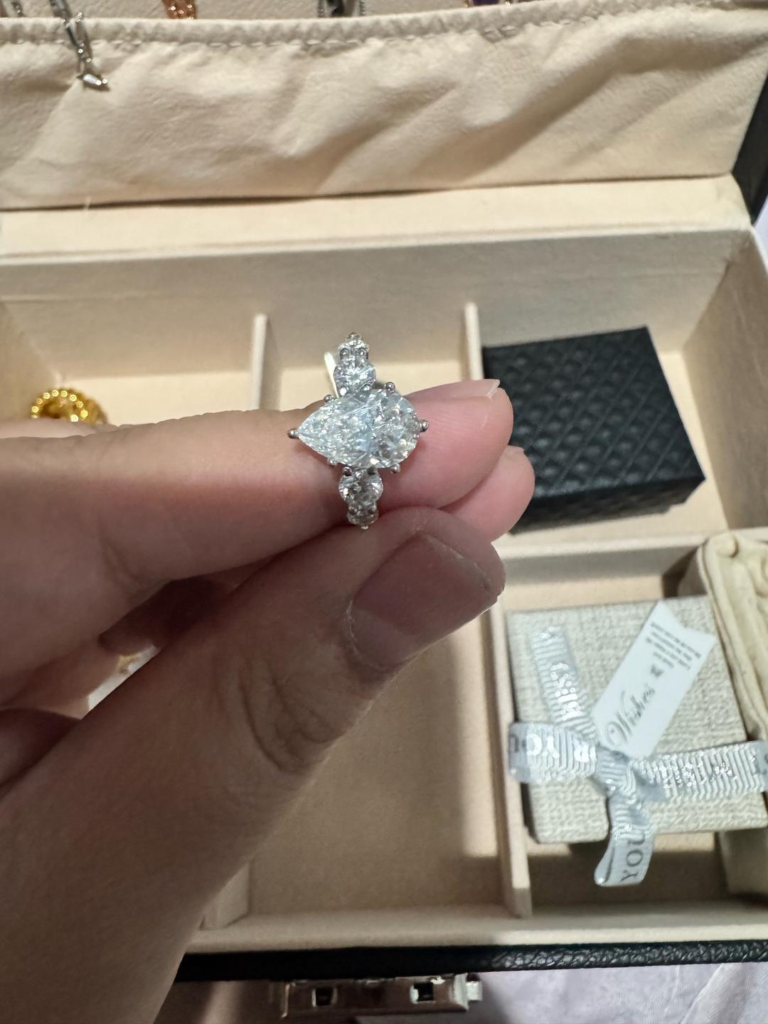 Moissanite Кольцо муассанит — фото 2