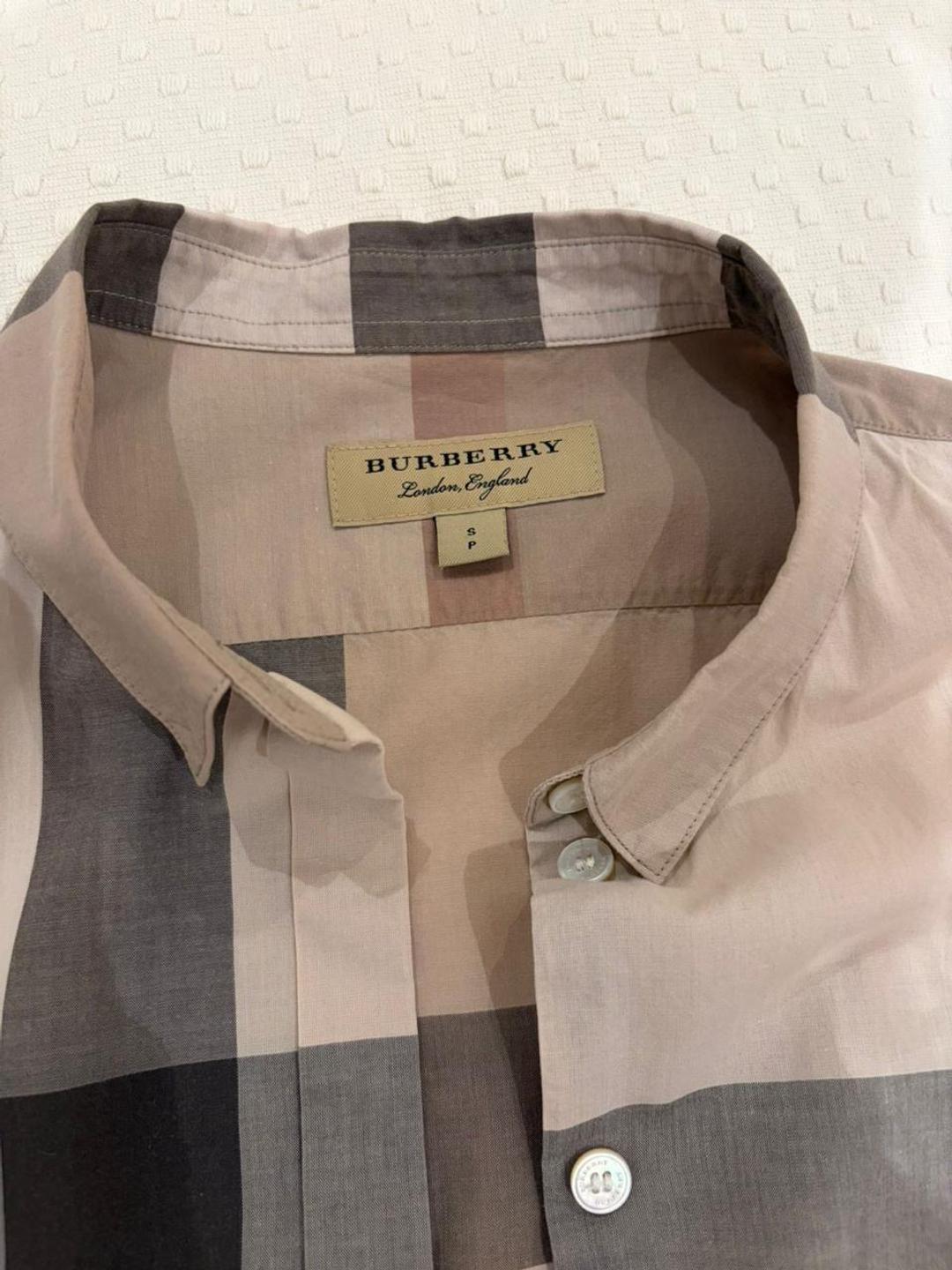 Burberry Рубашка Burberry в клетку — фото 2