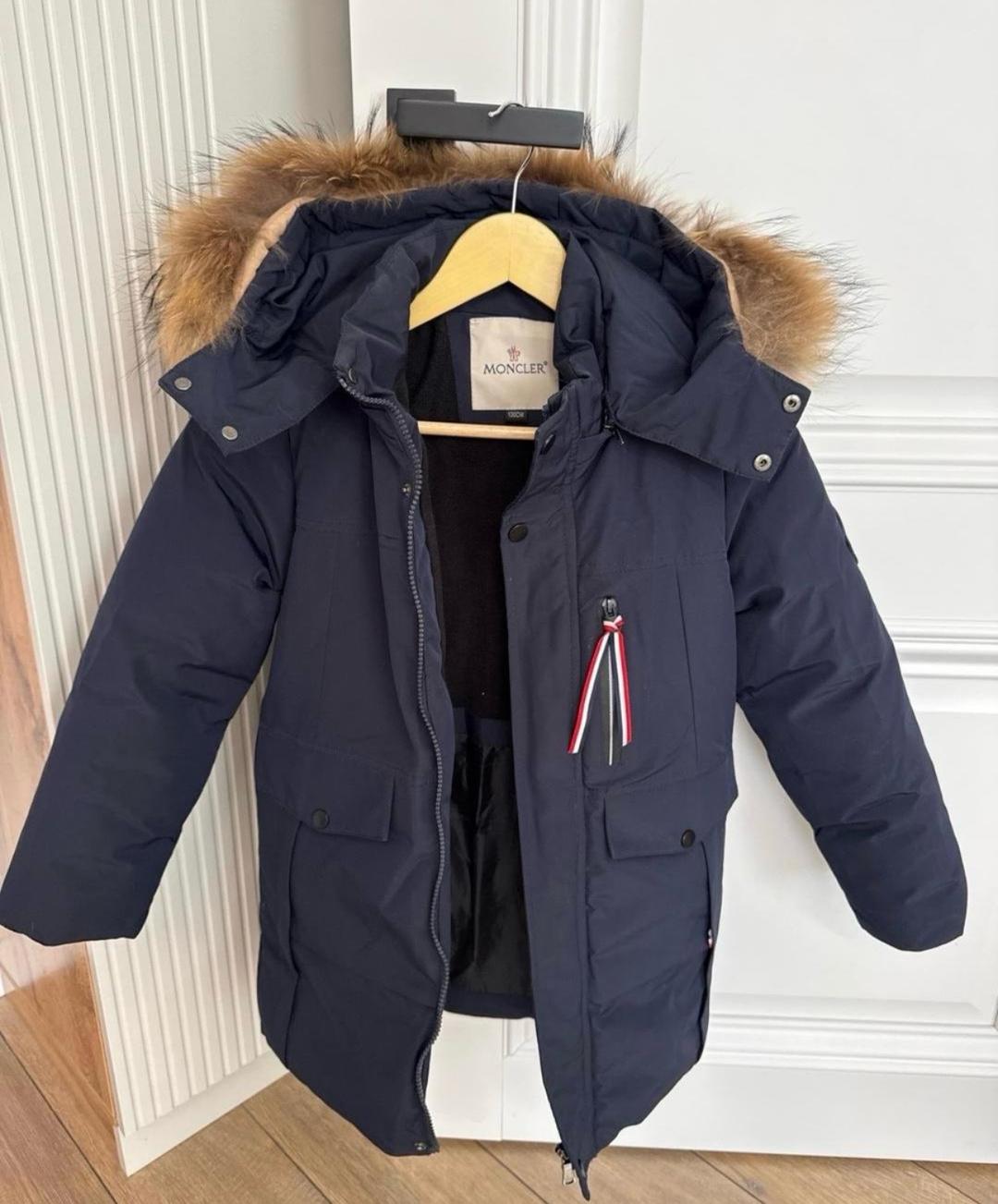 Moncler Пуховик Moncler с мехом — фото 2