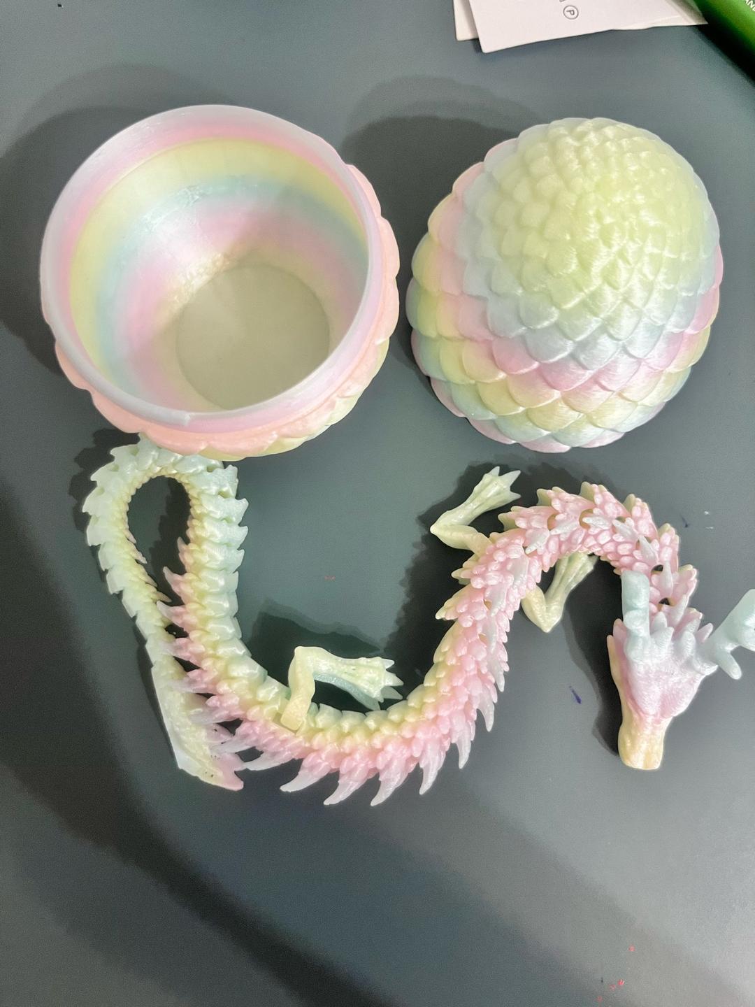 Temu Фигурка дракона в яйце 3D 3D Print — фото 2