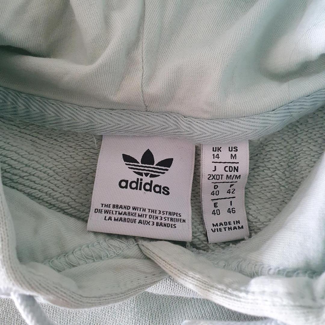Adidas Толстовка Adidas мятный цвет — фото 2
