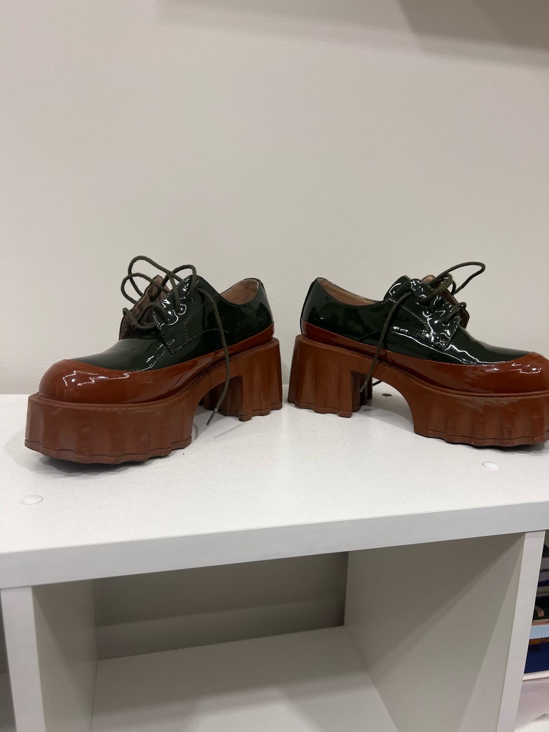Нет бренда Кожаные  лоферы chunky shoes — фото 2