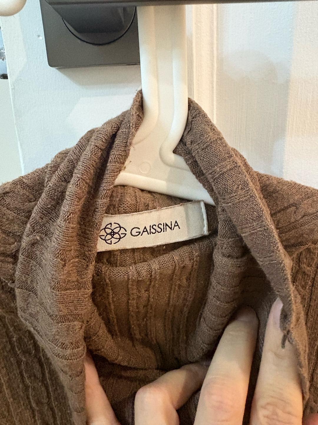 Gaissina Водолазка Gaissina шоколадного цвета — фото 2