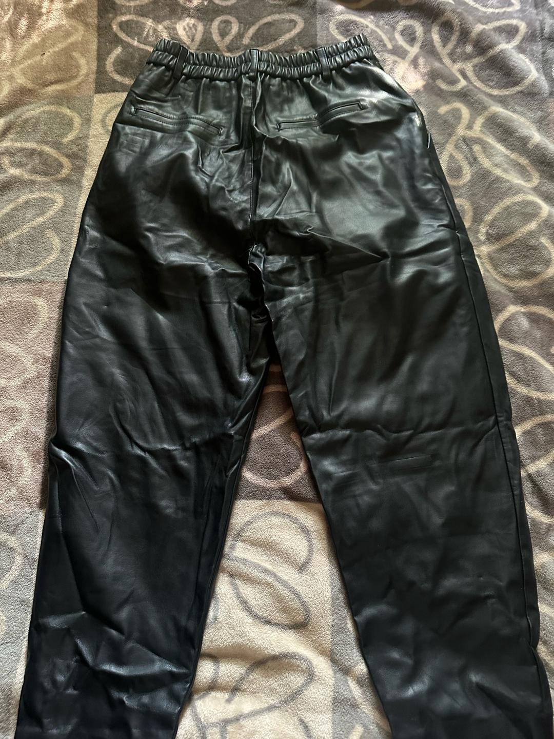 Zara Брюки ZARA из экокожи — фото 2