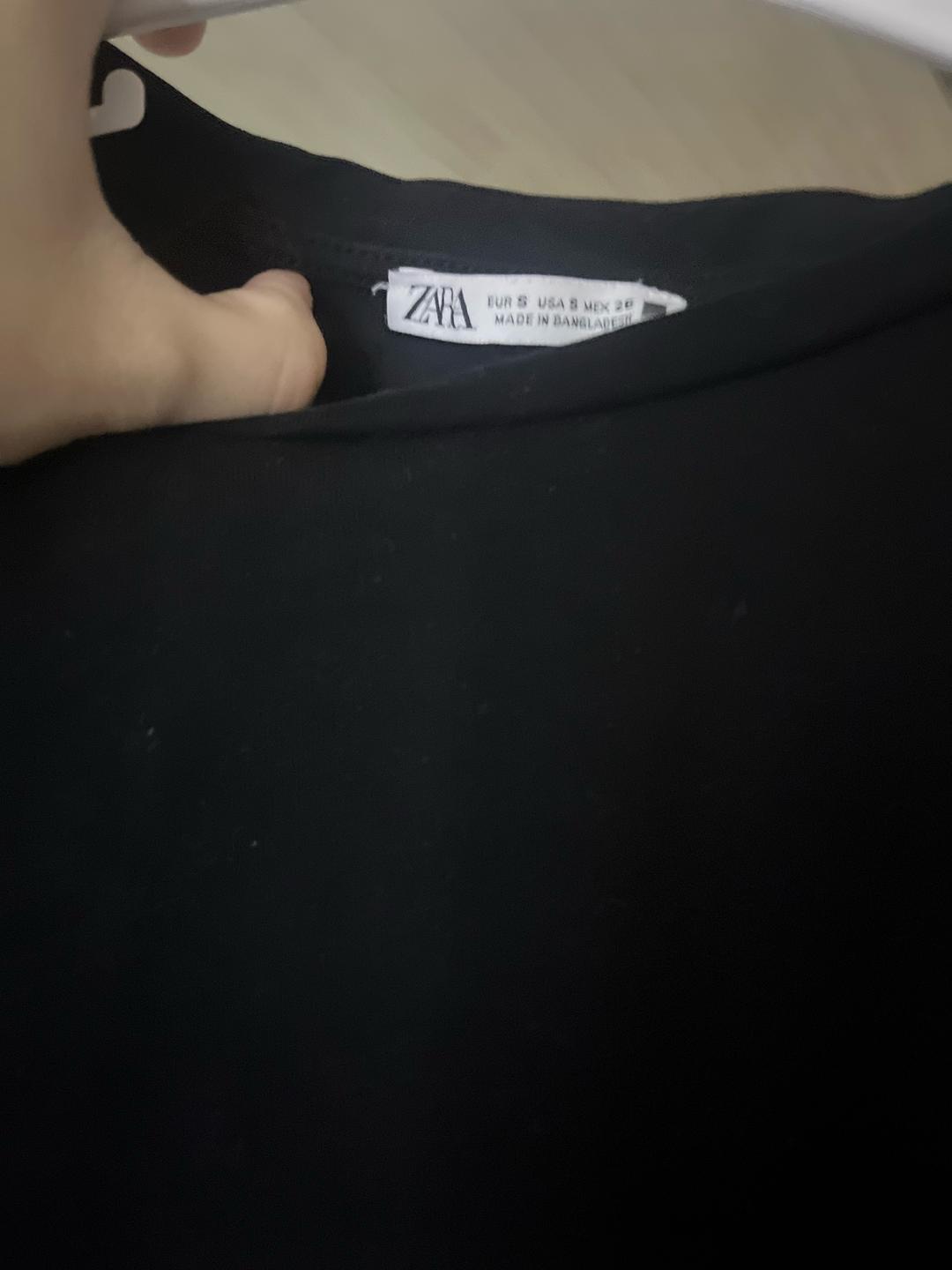 Zara Черная футболка Zara — фото 2