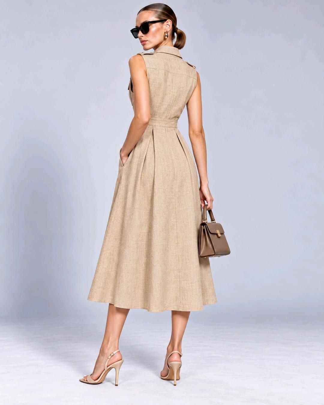 Atelier Luxe Льняное платье — фото 2